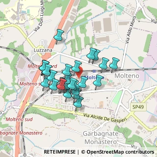 Mappa Via Stazione, 23847 Molteno LC, Italia (0.34643)