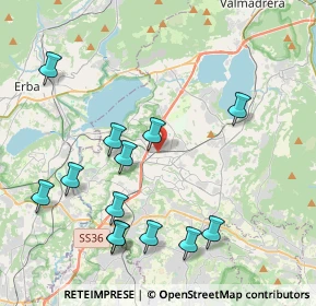 Mappa Via Stazione, 23847 Molteno LC, Italia (4.45692)