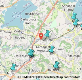 Mappa Via Stazione, 23847 Molteno LC, Italia (2.975)