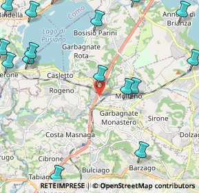 Mappa Viale Lombardia, 23847 Molteno LC, Italia (3.3195)