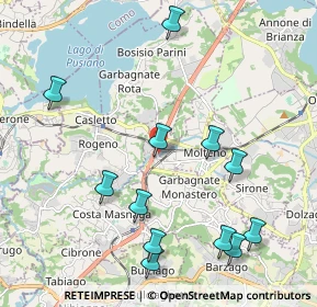 Mappa Via Giuseppe Mazzini, 23847 Molteno LC, Italia (2.31833)