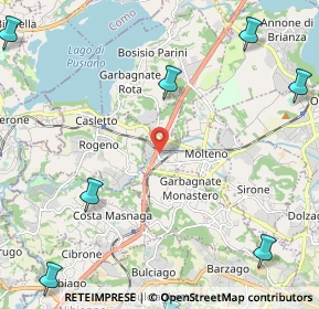Mappa Viale Lombardia, 23847 Molteno LC, Italia (3.69091)