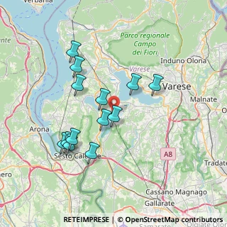 Mappa Via Don A.Zona, 21020 Varano Borghi VA, Italia (6.81615)