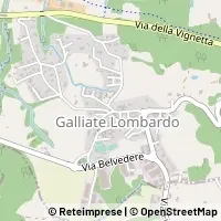नक्शा Galliate Lombardo