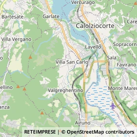 Mappa Valgreghentino