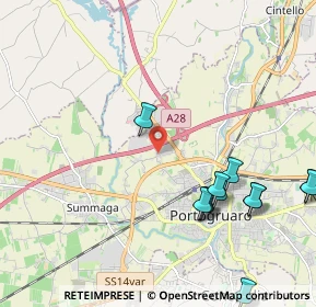 Mappa Via Campeio, 30026 Portogruaro VE, Italia (2.4525)