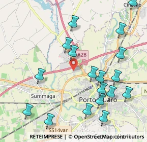 Mappa Via Campeio, 30026 Portogruaro VE, Italia (2.38389)