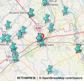 Mappa Via Campeio, 30026 Portogruaro VE, Italia (9.7465)