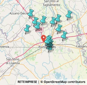 Mappa Via Campeio, 30026 Portogruaro VE, Italia (5.4325)