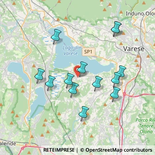 Mappa Via Giuseppe Verdi, 21020 Bodio Lomnago VA, Italia (3.81538)