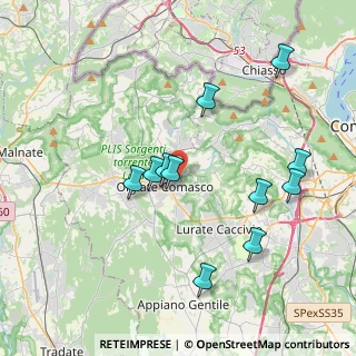 Mappa Via A.Vespucci, 22077 Olgiate Comasco CO, Italia (3.79727)