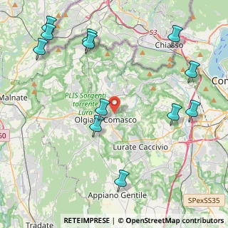 Mappa Via A.Vespucci, 22077 Olgiate Comasco CO, Italia (5.33167)