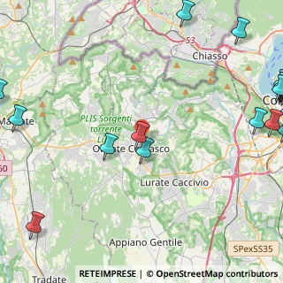 Mappa Via A.Vespucci, 22077 Olgiate Comasco CO, Italia (7.343)