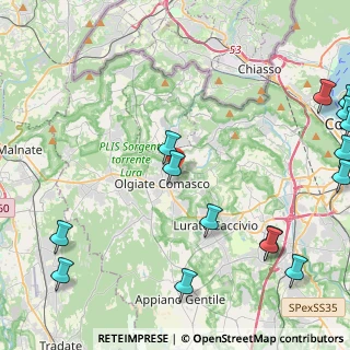 Mappa Via A.Vespucci, 22077 Olgiate Comasco CO, Italia (6.99)