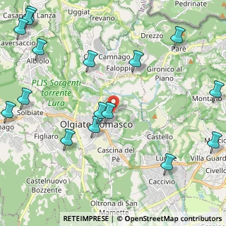Mappa Via A.Vespucci, 22077 Olgiate Comasco CO, Italia (2.95688)