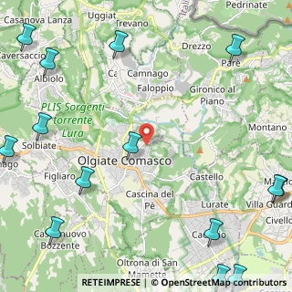 Mappa Via A.Vespucci, 22077 Olgiate Comasco CO, Italia (3.58643)