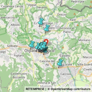 Mappa Via A.Vespucci, 22077 Olgiate Comasco CO, Italia (1.03133)