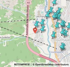 Mappa Strada Checrouit, 11013 Courmayeur AO, Italia (0.6465)