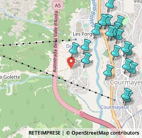 Mappa Strada Checrouit, 11013 Courmayeur AO, Italia (0.636)