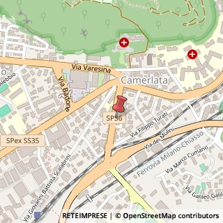 Mappa Via Canturina, 45, 22100 Como, Como (Lombardia)