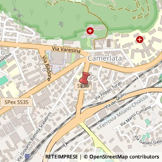 Mappa Via Canturina, 20, 22100 Como, Como (Lombardia)