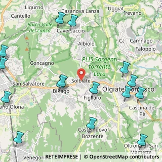 Mappa Via Cavour, 22070 Solbiate CO, Italia (3.02)