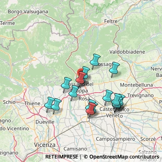 Mappa Via Torino, 36060 Romano D'ezzelino VI, Italia (12.83211)