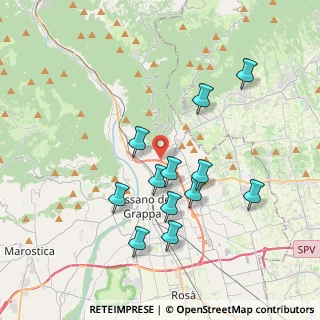 Mappa Via Torino, 36060 Romano D'ezzelino VI, Italia (3.5375)