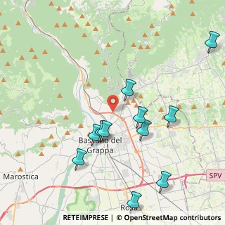 Mappa Via Torino, 36060 Romano D'ezzelino VI, Italia (4.32818)