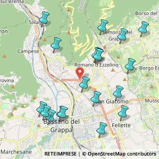 Mappa Via Torino, 36060 Romano D'ezzelino VI, Italia (2.42632)