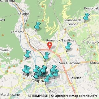 Mappa Via Torino, 36060 Romano D'ezzelino VI, Italia (2.52105)