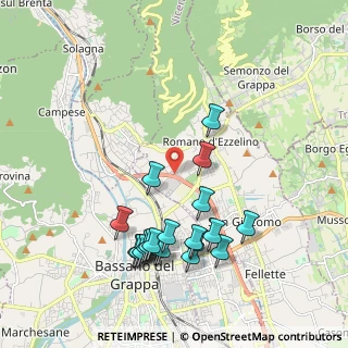Mappa Via Torino, 36060 Romano D'ezzelino VI, Italia (2.0525)