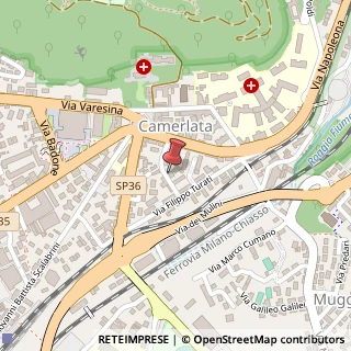 Mappa Via Domenico Pino, 7, 22100 Como, Como (Lombardia)