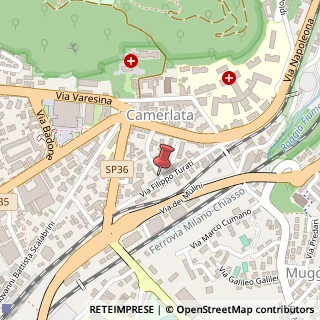 Mappa Via Domenico Pino, 10, 22100 Como, Como (Lombardia)
