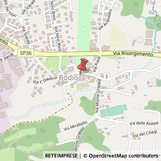 Mappa Via C. Bossi, 33, 21020 Bodio Lomnago, Varese (Lombardia)