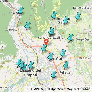 Mappa Via Matteo Bianchin, 36060 Romano D'ezzelino VI, Italia (2.37789)