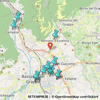 Mappa Via Matteo Bianchin, 36060 Romano D'ezzelino VI, Italia (2.45)
