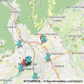 Mappa Via Matteo Bianchin, 36060 Romano D'ezzelino VI, Italia (2.71909)