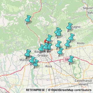 Mappa Via Matteo Bianchin, 36060 Romano D'ezzelino VI, Italia (6.56941)