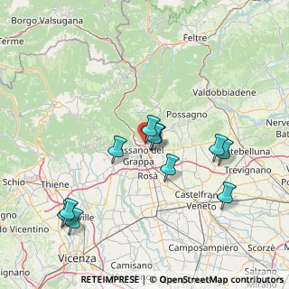 Mappa Via Matteo Bianchin, 36060 Romano D'ezzelino VI, Italia (15.11818)