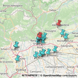Mappa Via Matteo Bianchin, 36060 Romano D'ezzelino VI, Italia (13.3055)