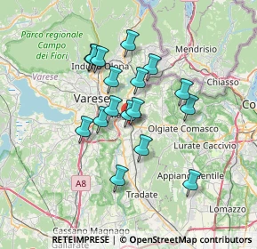 Mappa Via Cuneo, 21046 Malnate VA, Italia (5.60882)