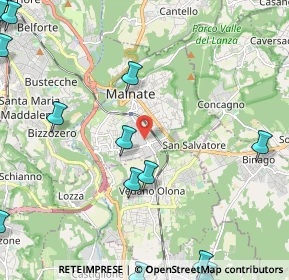 Mappa Via Cuneo, 21046 Malnate VA, Italia (3.35571)