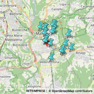 Mappa Via Cuneo, 21046 Malnate VA, Italia (1.24)