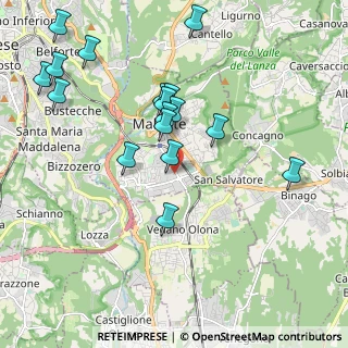 Mappa Via Cuneo, 21046 Malnate VA, Italia (2.11118)