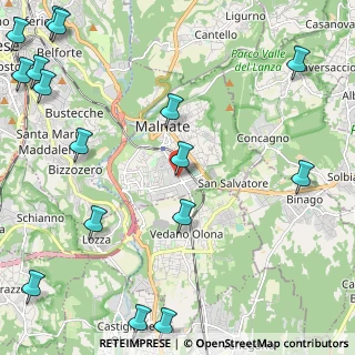 Mappa Via Cuneo, 21046 Malnate VA, Italia (3.31563)