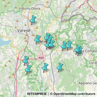 Mappa Via Cuneo, 21046 Malnate VA, Italia (3.29643)