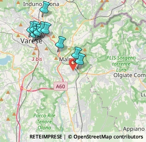 Mappa Via Cuneo, 21046 Malnate VA, Italia (4.24727)