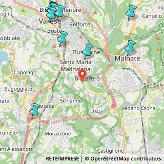 Mappa Bizzozero, 21100 Varese VA, Italia (3.18)