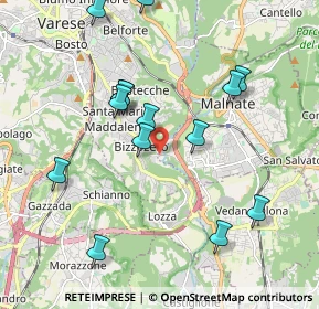 Mappa Molini di Gurone, 21046 Malnate VA, Italia (2.05929)